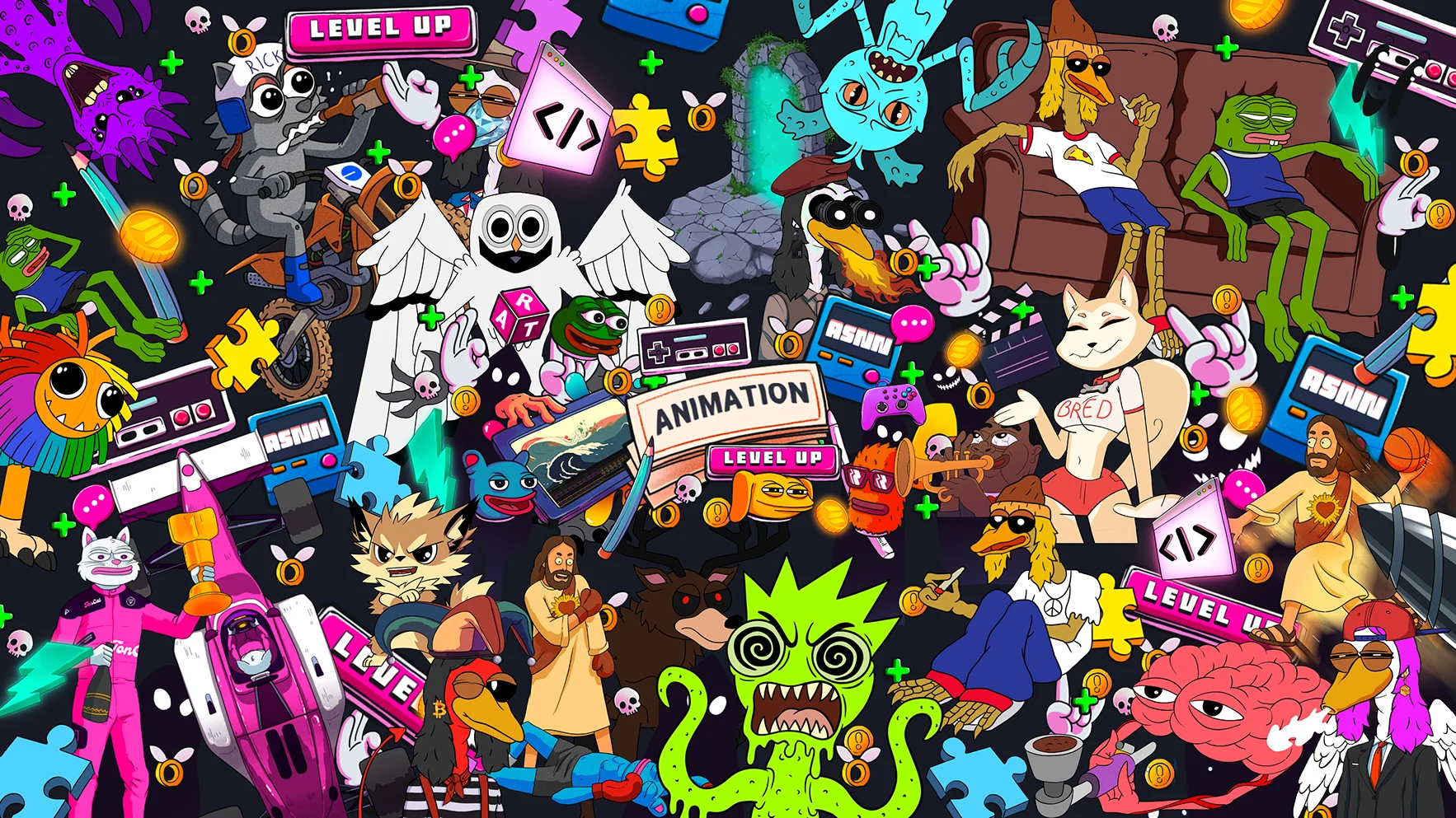 ASNN character collage