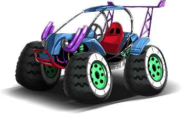 Blue ATV