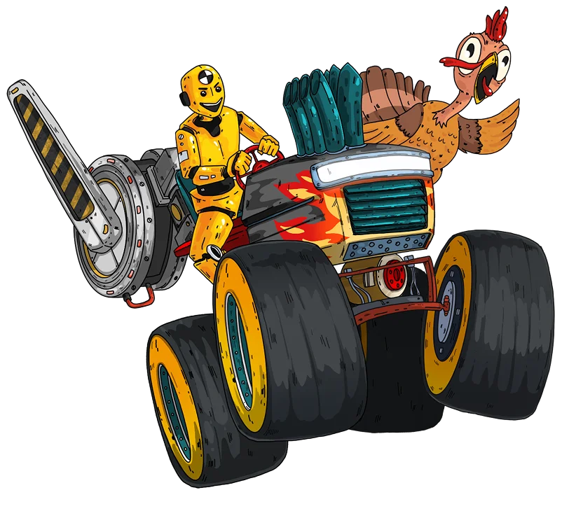 Crash Blast hero vehicle