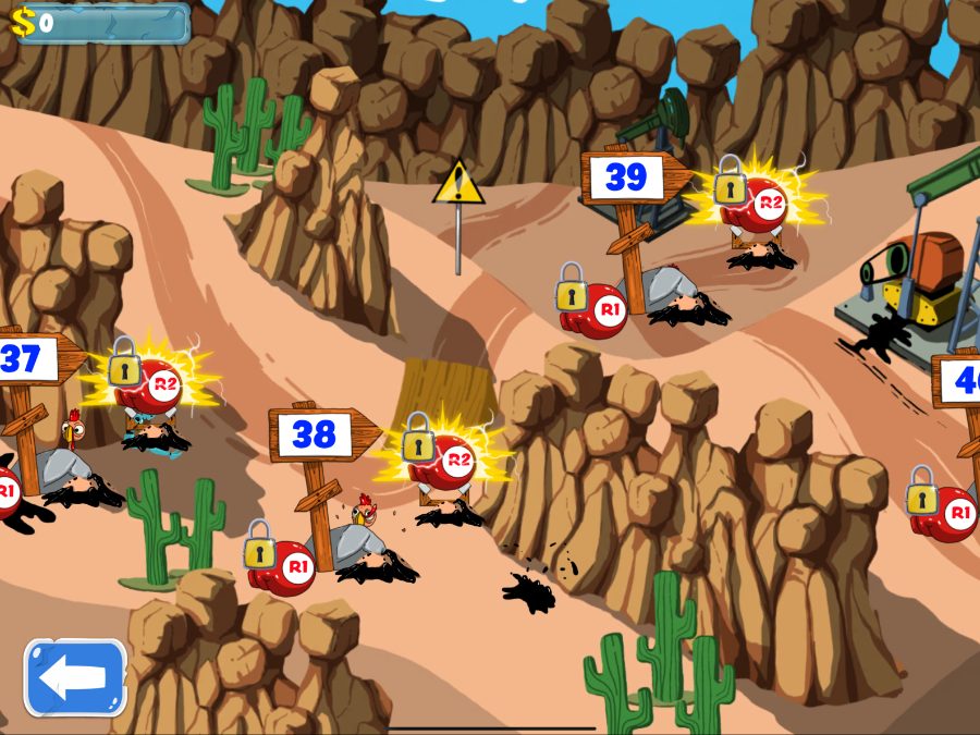 Desert canyon levels